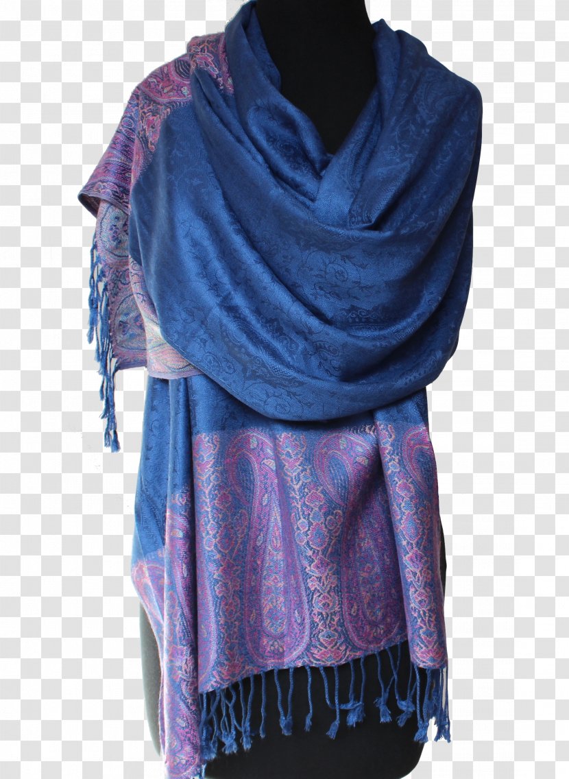 Shawl Pashmina Scarf Wrap Violet - Silk - Cloth Transparent PNG