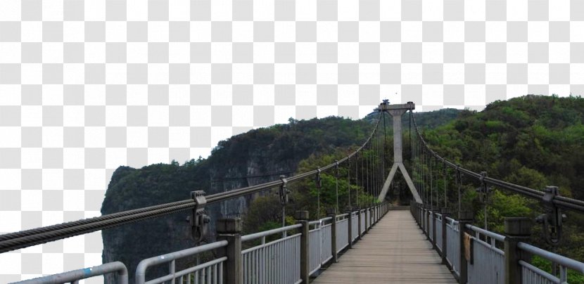 Bridge Landscape Zhangjiajie - Facade - Floating Transparent PNG