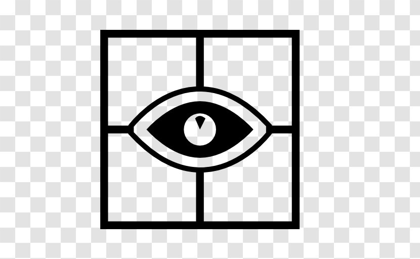 Eye - Symbol - Black And White Transparent PNG