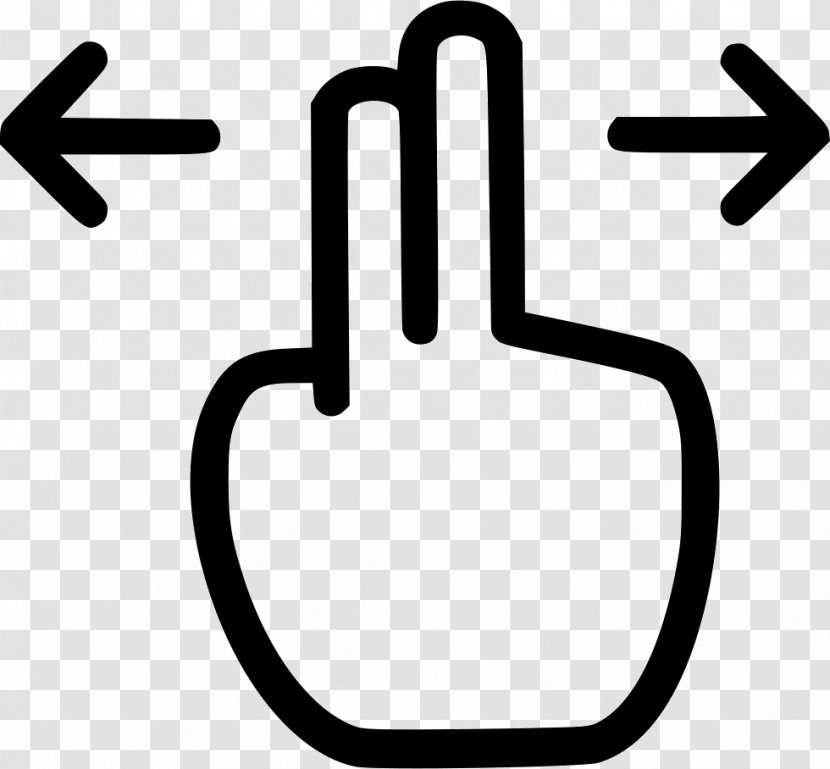 The Noun Project Clip Art - Pointer - Finger Swipe Transparent PNG