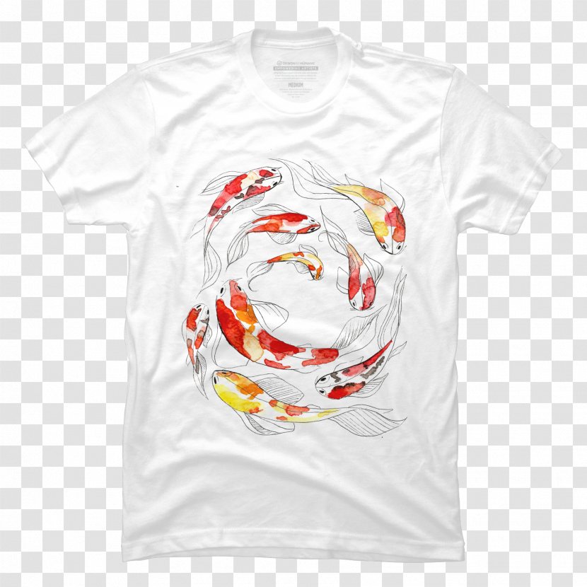 Koi T-shirt Showa Watercolor Painting - Drawing Transparent PNG