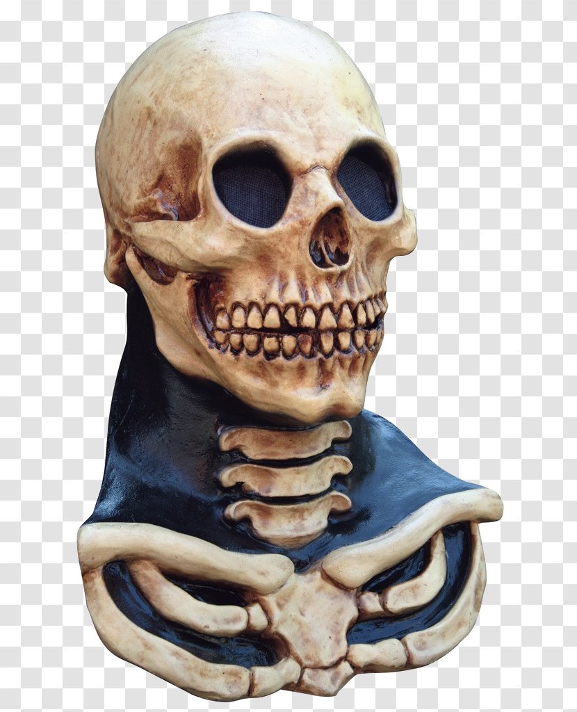 Halloween Costume Mask Skull - Skeleton Transparent PNG