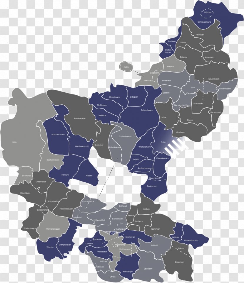 Herford Minden Ostwestfalen-Lippe Lage, North Rhine-Westphalia - Geography Transparent PNG