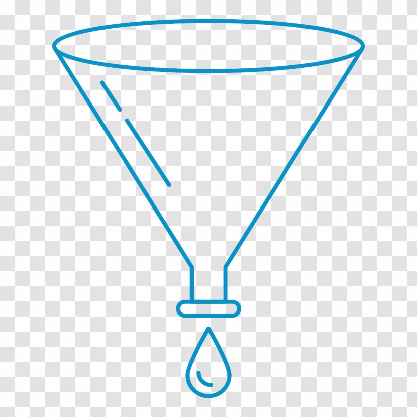 Sales Process Funnel Lead Generation Marketing - Martini Glass Transparent PNG