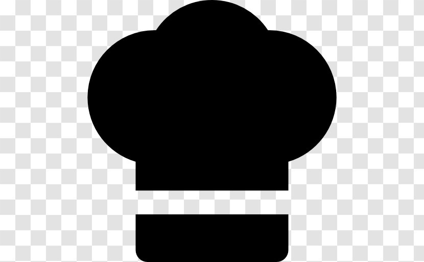Chef's Uniform Hat Cooking - Black Transparent PNG