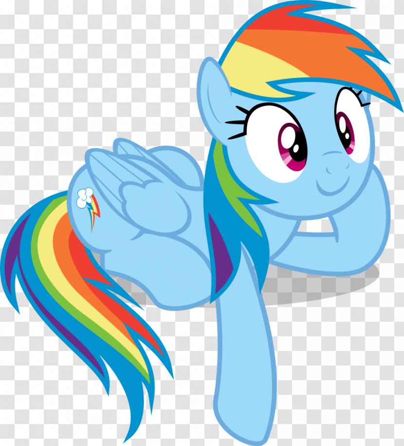 Pony Horse Rainbow Dash Clip Art - Heart Transparent PNG