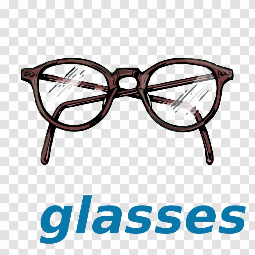 Horn-rimmed Glasses Optician Eyewear Visual Perception - Vision Care Transparent PNG