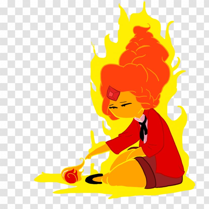 Finn The Human Flame Princess Jake Dog Adventure Fionna And Cake - Fan Art - Yellow Transparent PNG