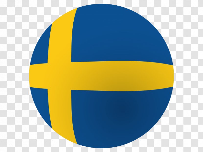 Flag Cartoon - Of Sweden - Electric Blue Yellow Transparent PNG