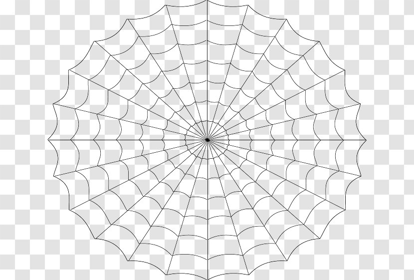 Spider Web Clip Art - Monochrome - Hairy Vector Transparent PNG