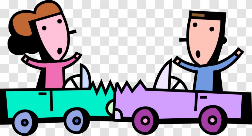 Car Head-on Collision Clip Art Traffic Vehicle - Pink - Ajna Uihere Transparent PNG