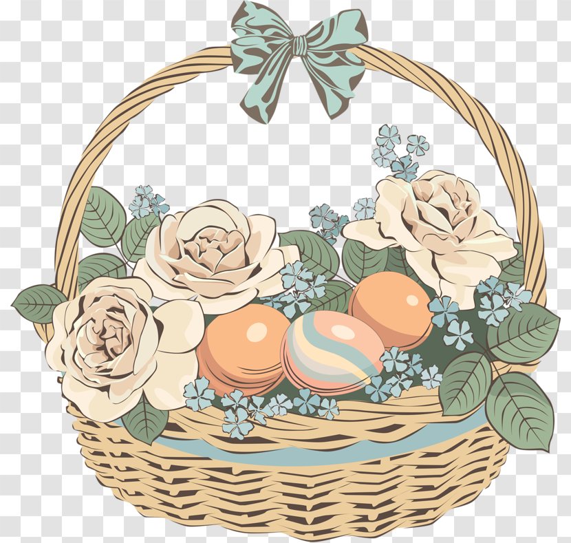 Clip Art Basket Image Download - Flower - Easter Egg Transparent PNG