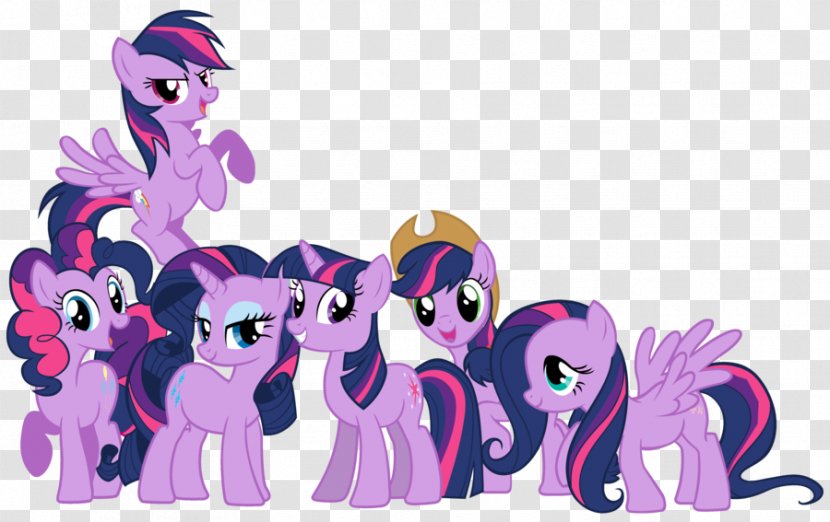 Twilight Sparkle Pony Pinkie Pie Rarity Applejack - My Little Transparent PNG