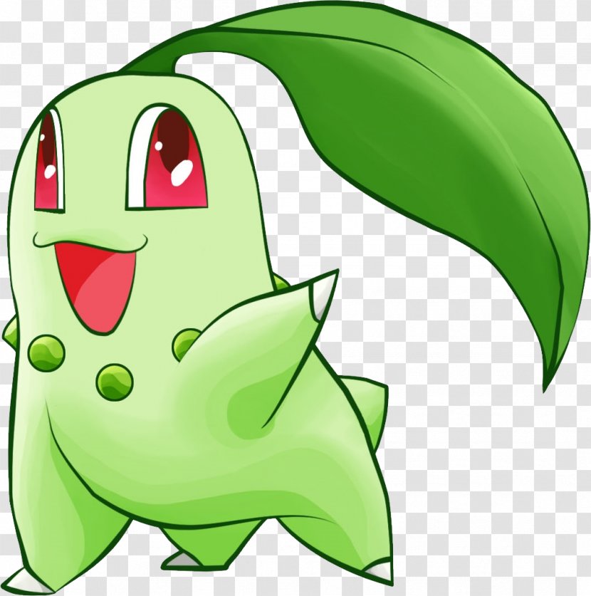 Pokémon X And Y GO Chikorita - Pokemon Transparent PNG