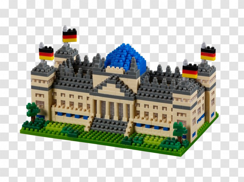 Reichstag Building BRIXIES Nano 3D Puzzle - Game - Berlin (Level 4) Brixies 3D-Motif Blocks Empire State (Multi-Colour) 3D-PuzzleReichstag Transparent PNG