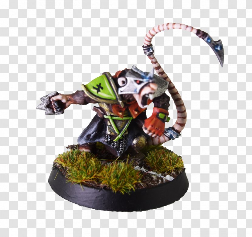 Blood Bowl Skaven Rat Wargaming Miniature Figure - Fire Transparent PNG