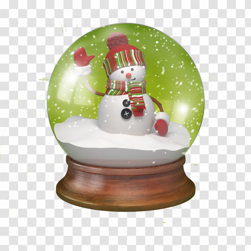 Snowman Photography Crystal Ball Wallpaper - Heart Transparent PNG