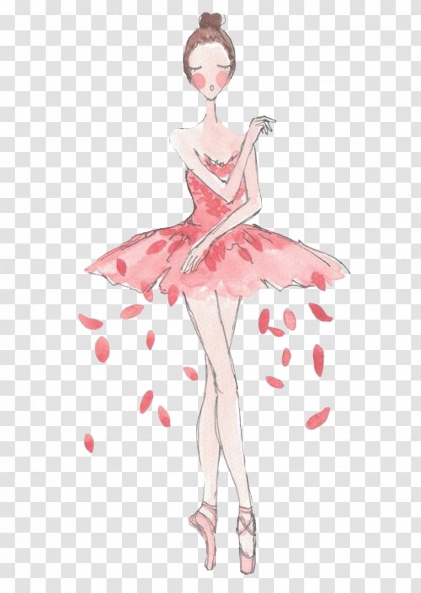 Ballet Dancer Drawing - Heart Transparent PNG