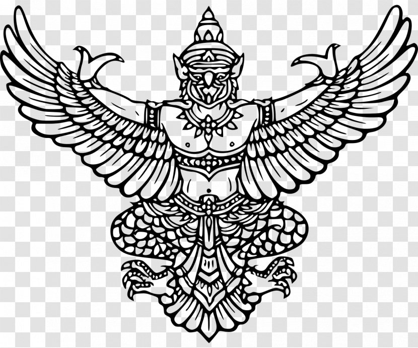 Emblem Of Thailand Garuda Coat Arms - Elephant God Festival Transparent PNG