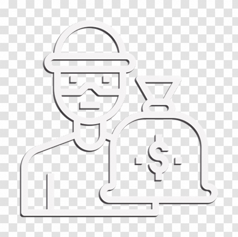 Crime Icon Thief Icon Transparent PNG