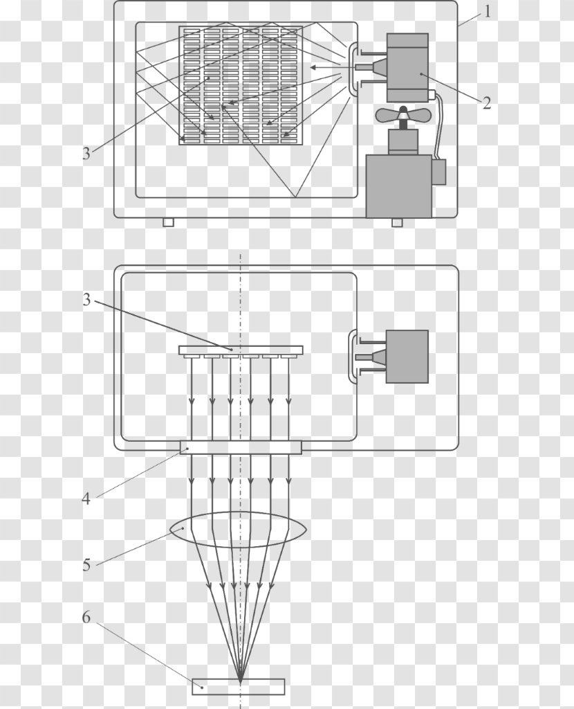 Terahertz Radiation Technical Drawing - Vibration Transparent PNG