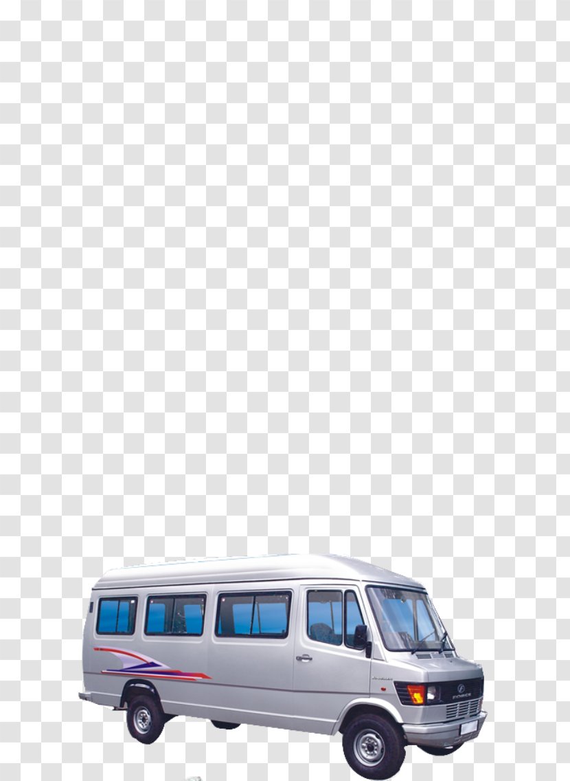 Taxi Tempo Traveller Hire In Delhi Gurgaon On Rent, Luxury 9, 12 & 16 Seater Car - Compact Van Transparent PNG