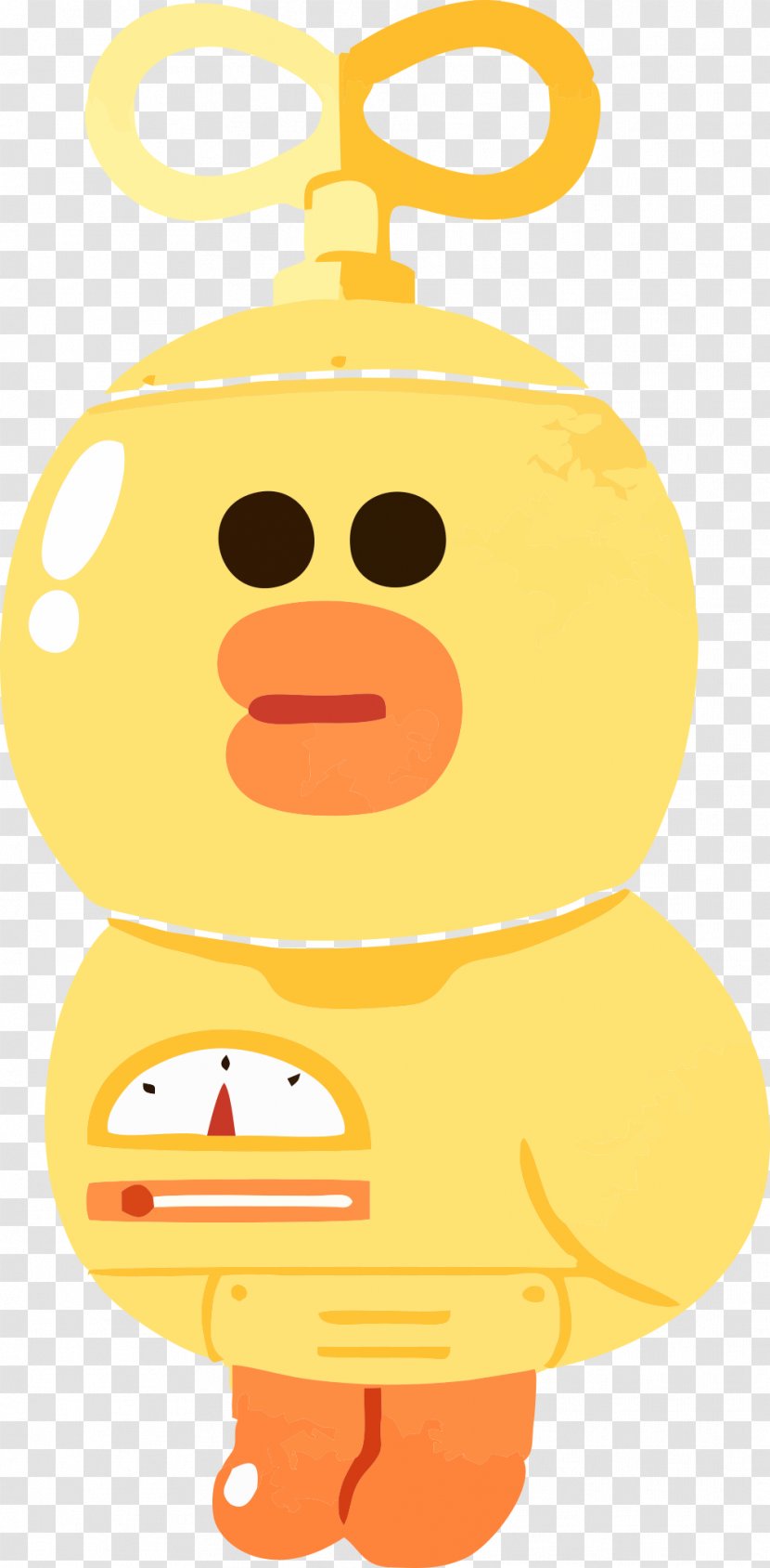 Little Yellow Duck Project Rubber Illustration - Smile - Small Transparent PNG