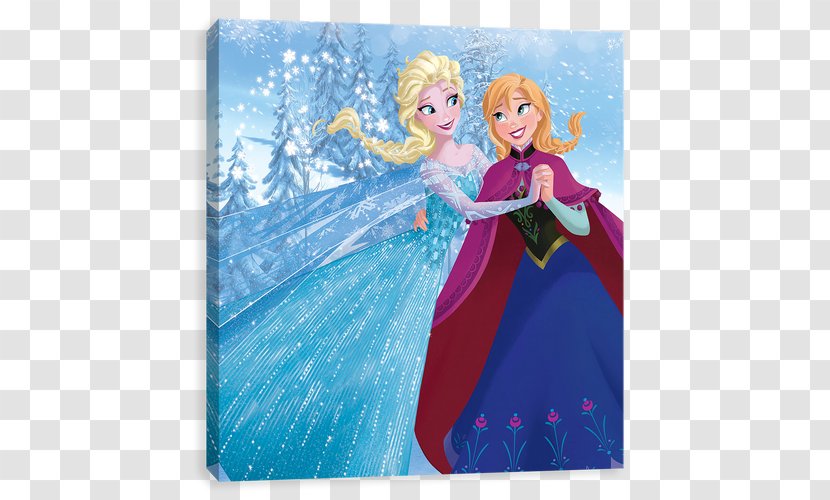 Elsa Anna Olaf Canvas Disney Princess - Frozen - Wakanda Forever Transparent PNG