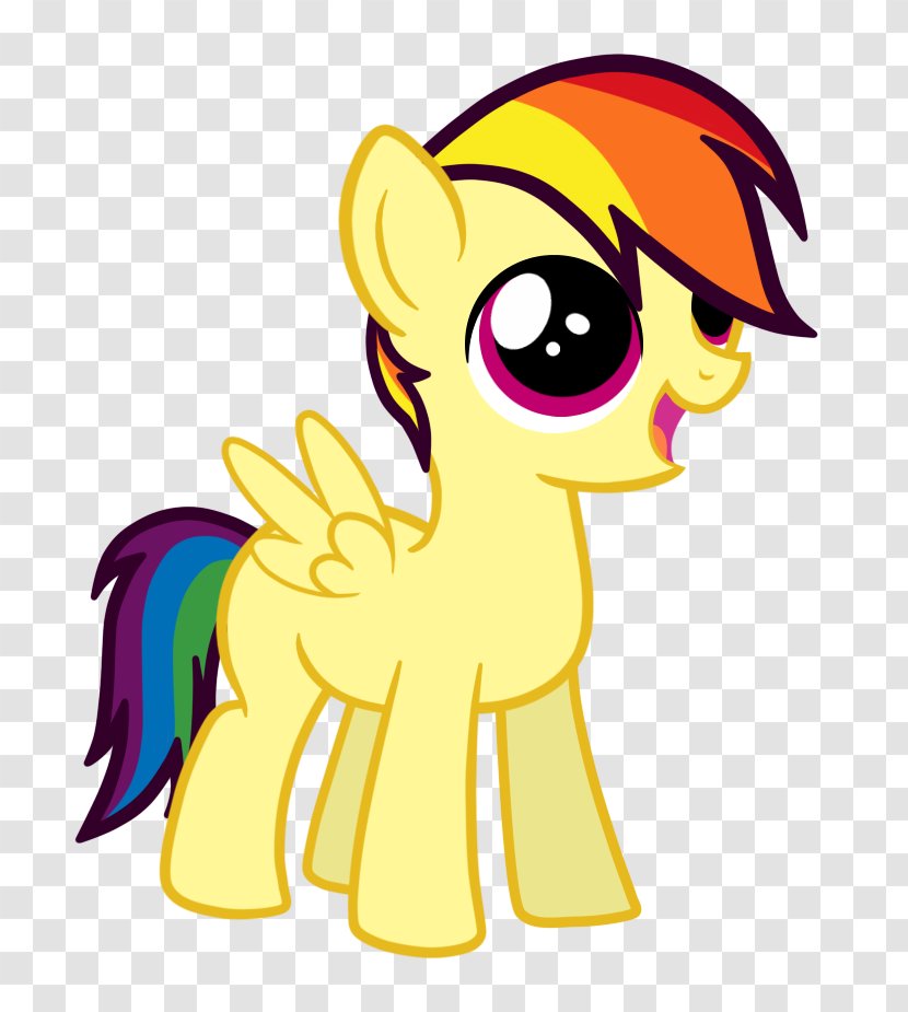 Pony Rainbow Dash Fluttershy Applejack Rarity - Horse Like Mammal - My Little Transparent PNG