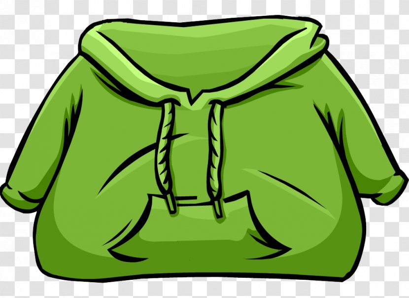 Hoodie Club Penguin Clothing Suit Blue - Green Transparent PNG