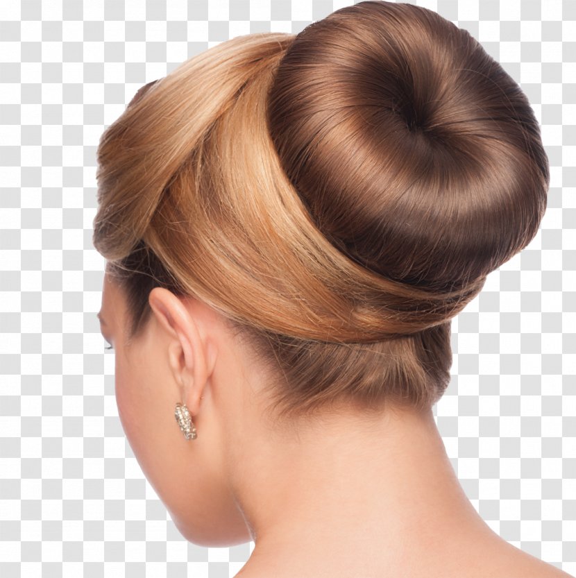 Bun Hair Tie Hairstyle Updo French Twist - Artificial Integrations - Pouring Transparent PNG