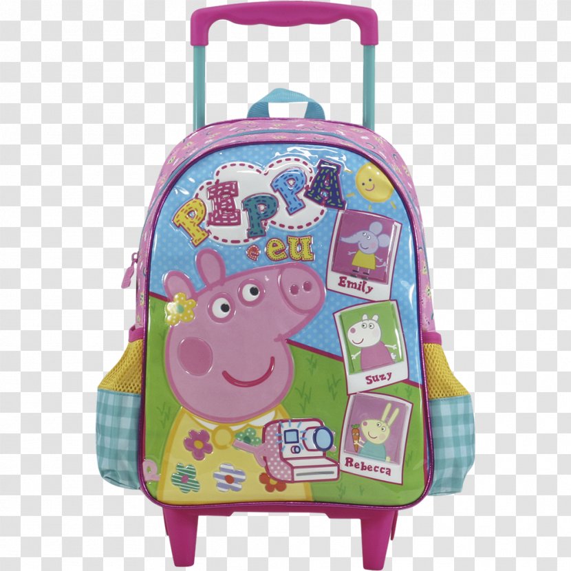 George Pig Backpack Suitcase Handbag Xeryus - Shoulder Bag Transparent PNG