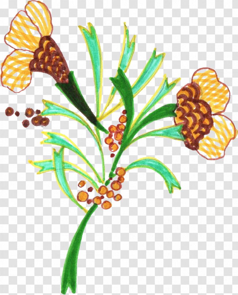 Butterfly Insect Cut Flowers Pollinator - Ornament Transparent PNG