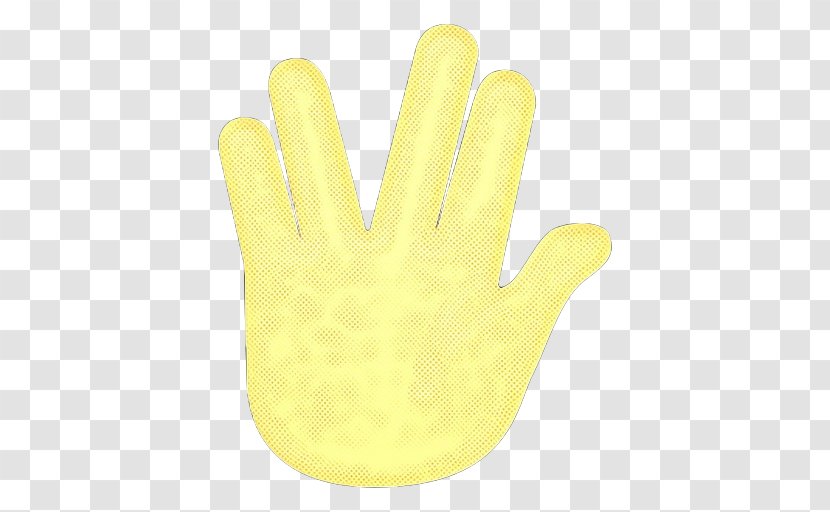 Vintage Background - Yellow - Personal Protective Equipment Safety Glove Transparent PNG