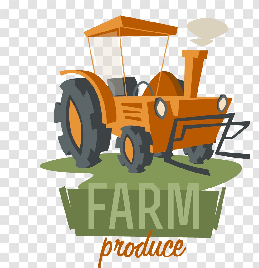 John Deere Tractor Agriculture Farm - Childlike Vector Material Transparent PNG