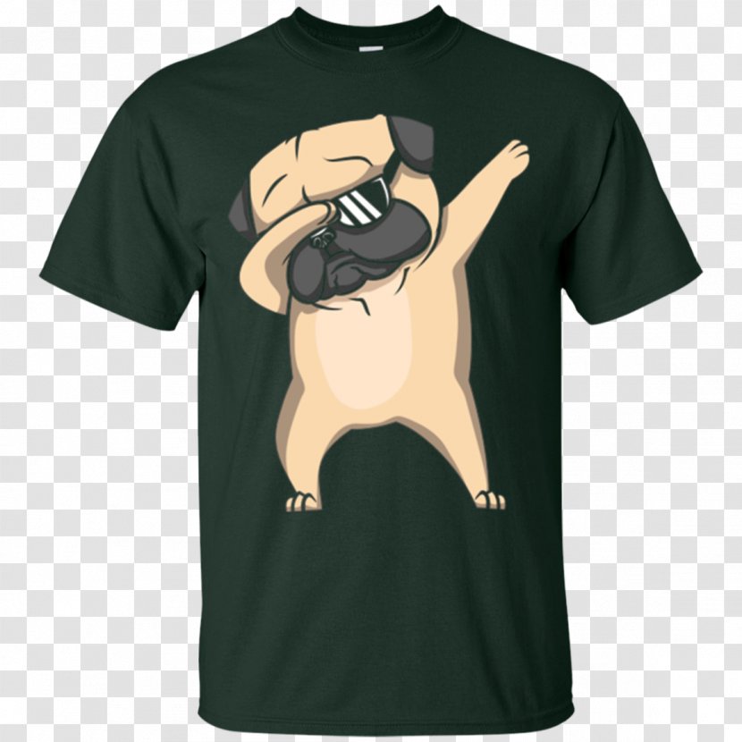Pug T-shirt Hoodie Puppy - Neck Transparent PNG