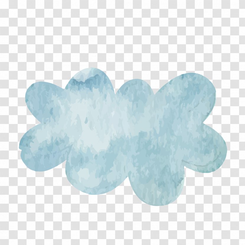Download Computer File - Color - Watercolor Clouds Transparent PNG