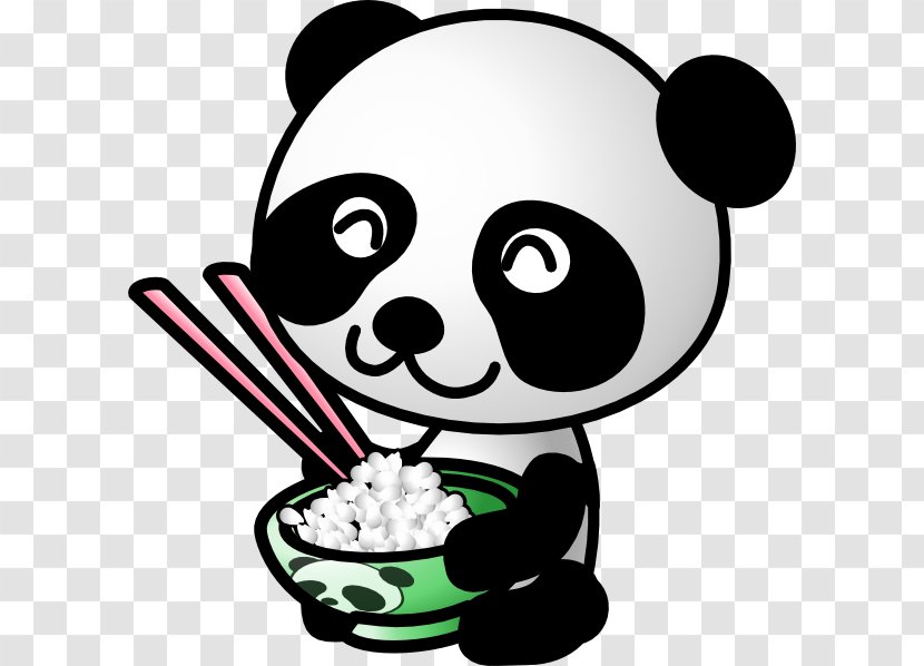 Giant Panda Cuteness Clip Art - Blog - Eating Cliparts Transparent PNG
