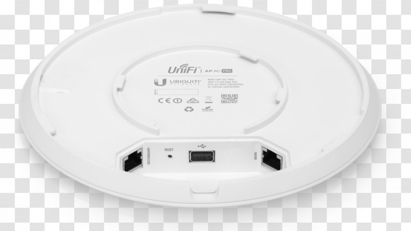 Ubiquiti Networks Unifi UAP-AC-PRO Wireless Access Points IEEE 802.11ac - Smoke Detector - Point Transparent PNG