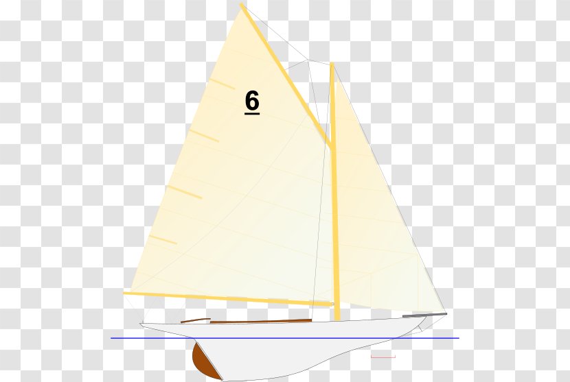 Sailing Scow Yawl Triangle - Sail Transparent PNG