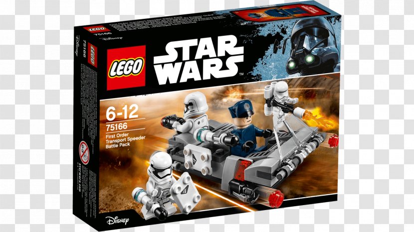 Lego Star Wars LEGO 75166 First Order Transport Speeder Battle Pack Toy Transparent PNG