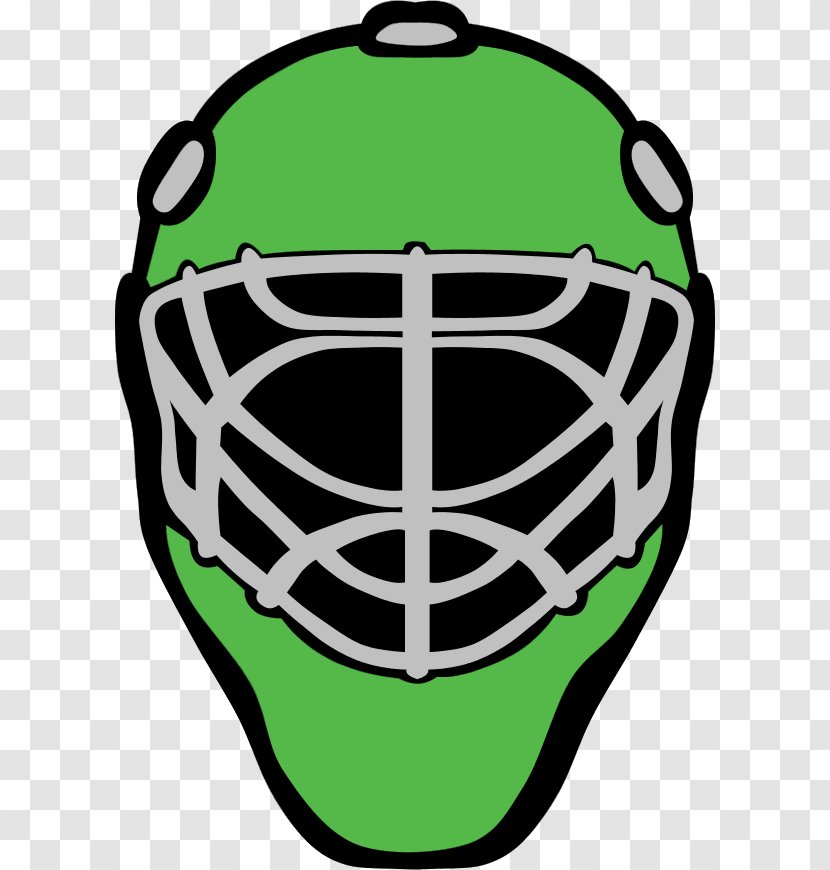 Goaltender Mask Hockey Clip Art - Football Helmet - Goalie Pictures Transparent PNG