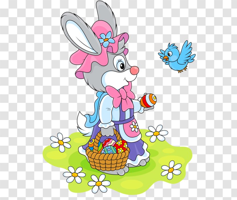 Easter Bunny Hare Rabbit Clip Art - Organism Transparent PNG