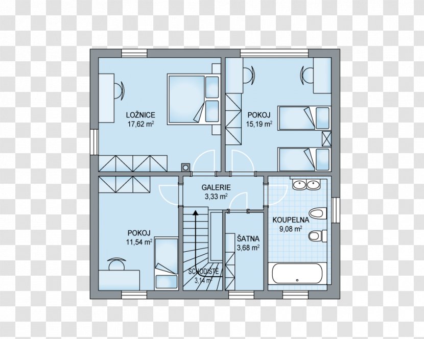 Floor Plan House Single-family Detached Home CANABA Inc. - Rectangle Transparent PNG