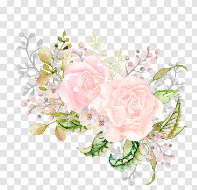 Garden Roses Floral Design Image Watercolor Painting - Floristry Transparent PNG