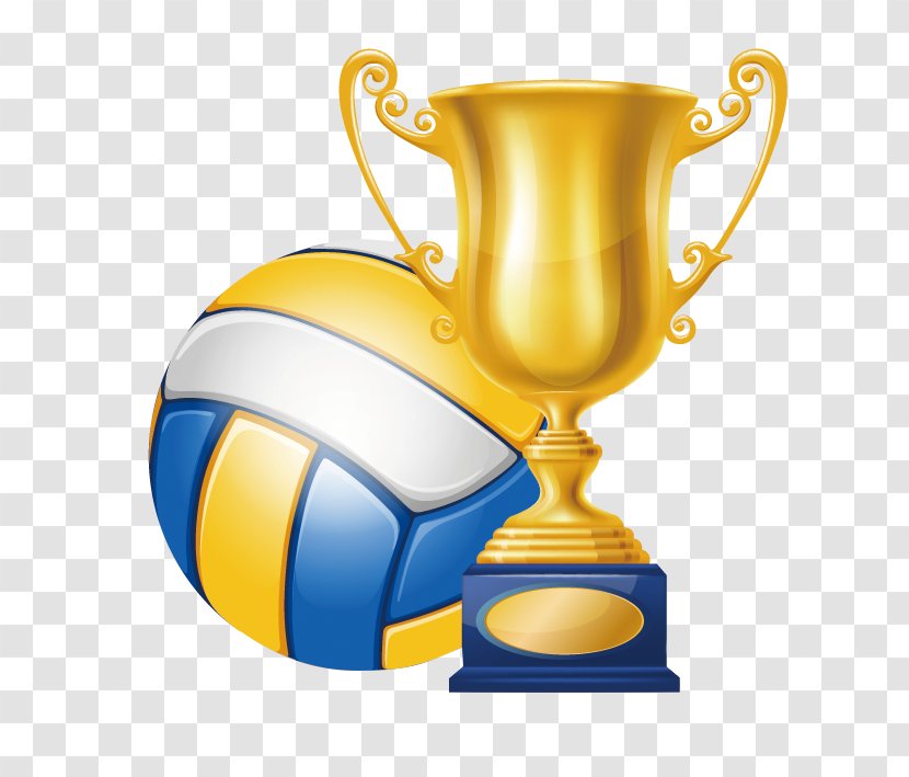 Volleyball Trophy Champion Clip Art - Sport - Championship Transparent PNG