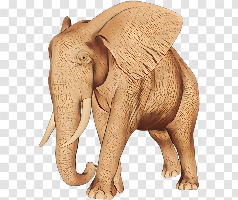 Indian Elephant - Seeing Pink Elephants - Wood Sculpture Transparent PNG