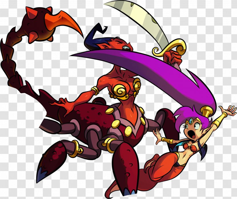 Shantae And The Pirate's Curse Shantae: Half-Genie Hero Risky's Revenge Wii U Blaster Master Zero - Pirate S - Scorpions Transparent PNG