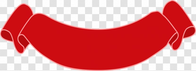 Red Clip Art - Faixa - Shape Transparent PNG