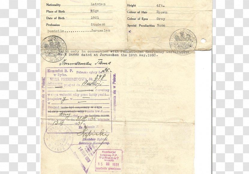 Document Line - Paper - Travel Passport Transparent PNG